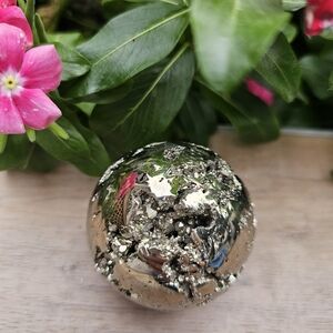 Pyrite Crystal Sphere
